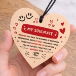 Gift for Her Him My Soulmate Valentines Day Anniversary Gift Gift for Her Him My Soulmate Valentines Day Anniversary Gift