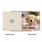 Funny Birthday Card Relax Its Your Birthday Dog Card For Her