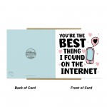 FUNNY Anniversary Valentines Card For Her Him Best Thing I Found