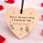 Funny Anniversary Valentines Gift for Her Him Best Thing I Found