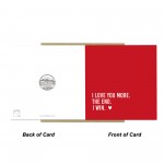 Valentines Day Card For Husband Wife I LOVE YOU MORE Card Valentines Day Card For Husband Wife I LOVE YOU MORE Card