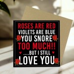 Funny Anniversary Valentine's Day Card Rude Card For Husband