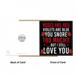 Funny Anniversary Valentine's Day Card Rude Card For Husband