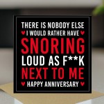 Funny Anniversary Card Rude Card For Husband Boyfriend Wife