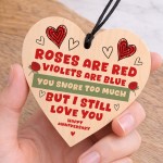 Funny Happy Anniversary Gift Rude Gift For Husband Boyfriend