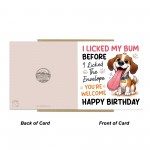 Funny Birthday Card From The Dog Humorous Birthday Card