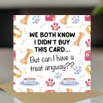 Funny Birthday Card From The Dog Amusing Birthday Card 14.5cm