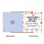 Funny Birthday Card From The Dog Amusing Birthday Card 14.5cm