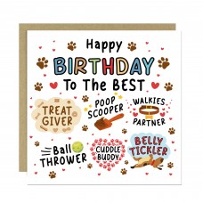 Funny Birthday Card From The Dog Amusing Birthday Card For Dog