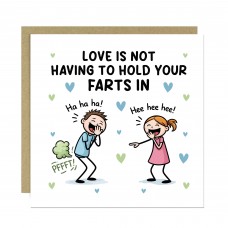 Valentines Birthday Anniversary Funny Joke Card for Him Her