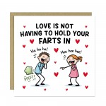 Funny Valentines Birthday Anniversary Card for Him, Her, Women