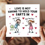 Funny Valentines Birthday Anniversary Card for Him, Her, Women