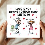 Funny Valentines Birthday Anniversary Card for Him, Her, Women