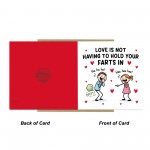 Funny Valentines Birthday Anniversary Card for Him, Her, Women