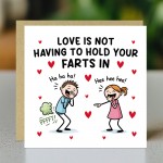 Funny Valentines Birthday Anniversary Card for Him, Her, Women
