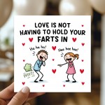 Funny Valentines Birthday Anniversary Card for Him, Her, Women