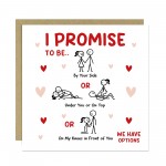 Rude Valentines Birthday Anniversary Card for Him Her Women