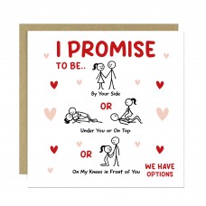 Rude Valentines Birthday Anniversary Card for Him Her Women