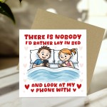 Funny Valentines Anniversary Card for Him Her Women Men