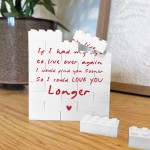 Valentines Day Gift Cute Building Block For Husband Wife