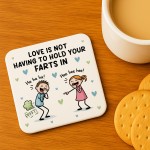 Funny Gift For Valentines Anniversary Birthday Drinks Coaster Funny Gift For Valentines Anniversary Birthday Drinks Coaster