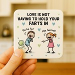 Funny Gift For Valentines Anniversary Birthday Drinks Coaster Funny Gift For Valentines Anniversary Birthday Drinks Coaster