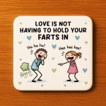Funny Gift For Valentines Anniversary Birthday Drinks Coaster Funny Gift For Valentines Anniversary Birthday Drinks Coaster