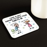 Funny Gift For Valentines Anniversary Birthday Drinks Coaster Funny Gift For Valentines Anniversary Birthday Drinks Coaster