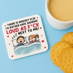 Funny Drinks Coaster Gift For Valentines Anniversary Birthday