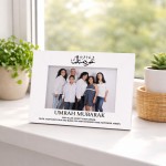 Umrah Mubarak Photo Frame 7x5 White Islamic Umrah Gift Muslim
