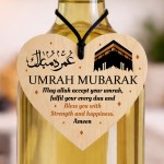 Umrah Mubarak Gift Kaaba Wooden Hanging Plaque Gift For Friends