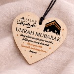 Umrah Mubarak Gift Kaaba Wooden Hanging Plaque Gift For Friends