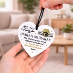 Umrah Mubarak Plaque Kaaba Acrylic Plaque Gift For Friend