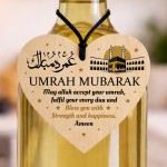 Umrah Mubarak Kaaba Wooden Hanging Plaque Umrah Mubarak Gifts