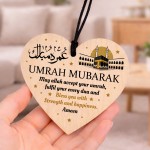 Umrah Mubarak Kaaba Wooden Hanging Plaque Umrah Mubarak Gifts