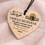Umrah Mubarak Kaaba Wooden Hanging Plaque Umrah Mubarak Gifts