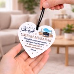 Umrah Mubarak Gifts Kaaba Acrylic Hanging Plaque Family Present