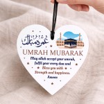 Umrah Mubarak Gifts Kaaba Acrylic Hanging Plaque Family Present