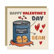 Funny Valentines Day Card Humorous My Favourite Human Bean
