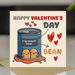 Funny Valentines Day Card Humorous My Favourite Human Bean Funny Valentines Day Card Humorous My Favourite Human Bean