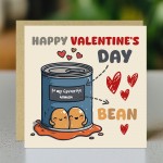 Funny Valentines Day Card Humorous My Favourite Human Bean Funny Valentines Day Card Humorous My Favourite Human Bean