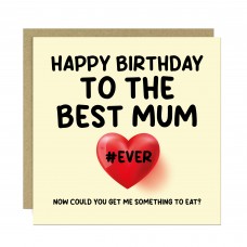 Birthday Cards For Mum Best Mum Ever Birthday Card From Daughter