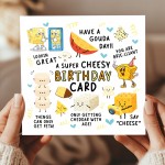 Super Cheesy Birthday Card For Him Colleague Dad Brother Uncle Super Cheesy Birthday Card For Him Colleague Dad Brother Uncle
