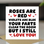 Joke Anniversary Card Valentines Day Card Funny Card For Husband