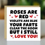 Joke Anniversary Card Valentines Day Card Funny Card For Husband