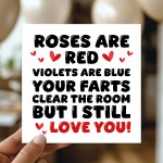Joke Anniversary Card Valentines Day Card Funny Card For Husband