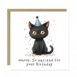 Funny Cat Birthday Card For Men and Women, Cat Lover Card Funny Cat Birthday Card For Men and Women, Cat Lover Card