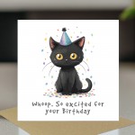 Funny Cat Birthday Card For Men and Women, Cat Lover Card Funny Cat Birthday Card For Men and Women, Cat Lover Card