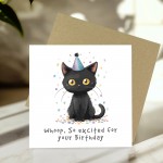 Funny Cat Birthday Card For Men and Women, Cat Lover Card Funny Cat Birthday Card For Men and Women, Cat Lover Card