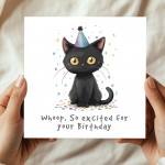 Funny Cat Birthday Card For Men and Women, Cat Lover Card Funny Cat Birthday Card For Men and Women, Cat Lover Card